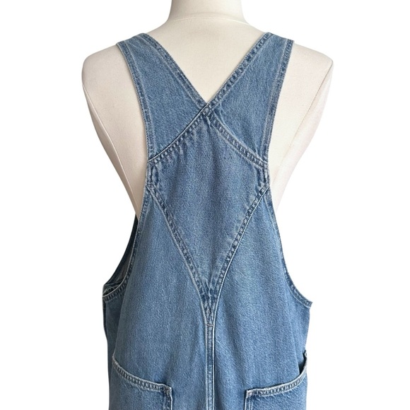 MADEWELL Denim Relaxed Carpenter Overalls Oversized Vintage Inspired Size Large - Picture 8 of 16
